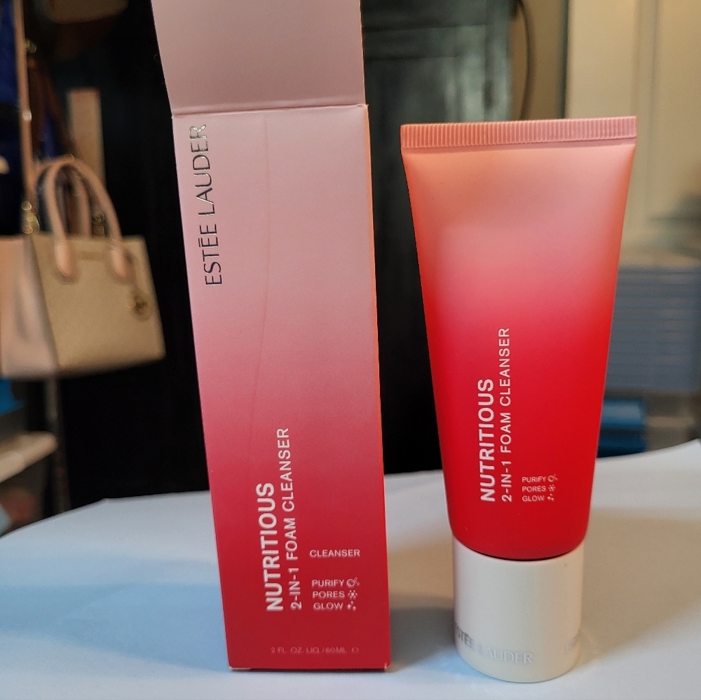 Estee Lauder Nutritious 2-in-1 Foam (Cleanser & Mask) Cleanser, 60ml, NIB - Picture 1 of 3